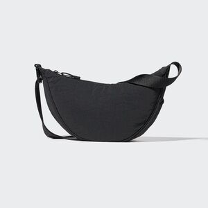 Uniqlo Round Mini Shoulder Travel Bag Black